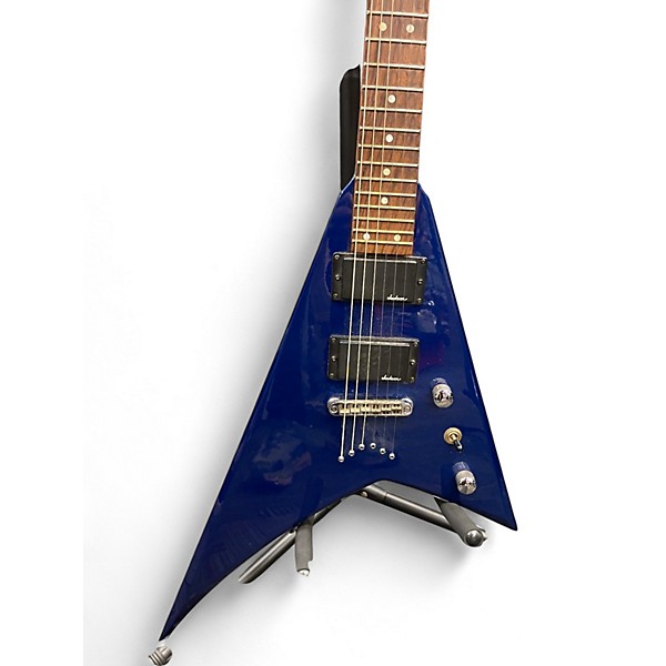 Used Jackson JS30KV King V Blue Solid Body Electric Guitar