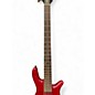 Used 2001 Spector NS2000 5DB Trans Red Electric Bass Guitar