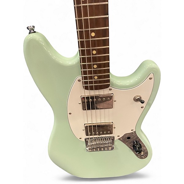 Used Squier Bullet Mustang HH Green Solid Body Electric Guitar
