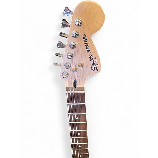 Used Squier Bullet Mustang HH Green Solid Body Electric Guitar