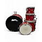 Used SPL 5 Piece unity 2 Candy Apple Red Drum Kit