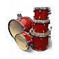 Used SPL 5 Piece unity 2 Candy Apple Red Drum Kit
