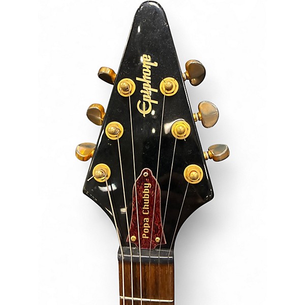 Used Epiphone Popa Chuby Signature V Antique Natural Solid Body Electric Guitar