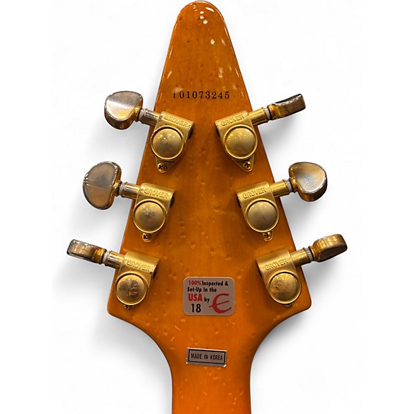 Used Epiphone Popa Chuby Signature V Antique Natural Solid Body Electric Guitar