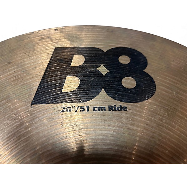 Used SABIAN 20in B8 Ride Cymbal
