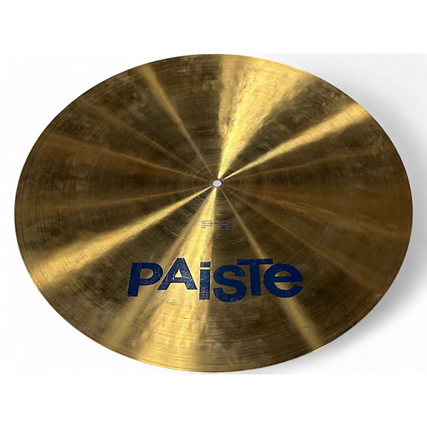 Used Paiste 20in Formula 602 Blue Label Medium Flat Ride Cymbal