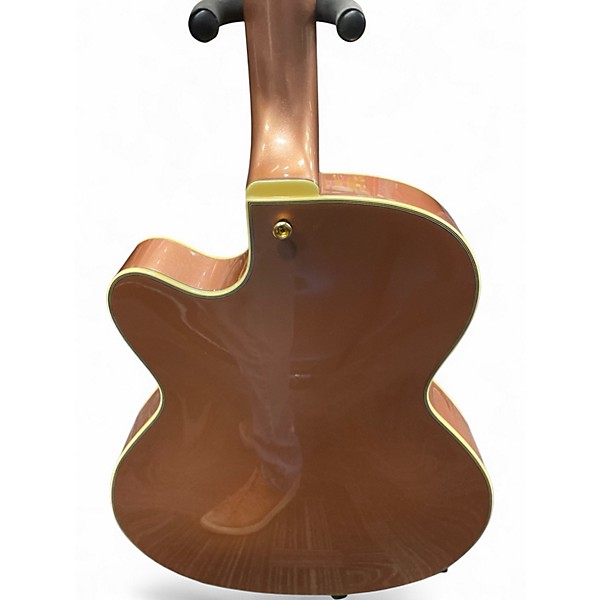 Used D'Angelico DELUXE DLX 175 ROSE GOLD Hollow Body Electric Guitar