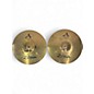 Used Zildjian 14in A Custom Hi Hat Pair Cymbal thumbnail