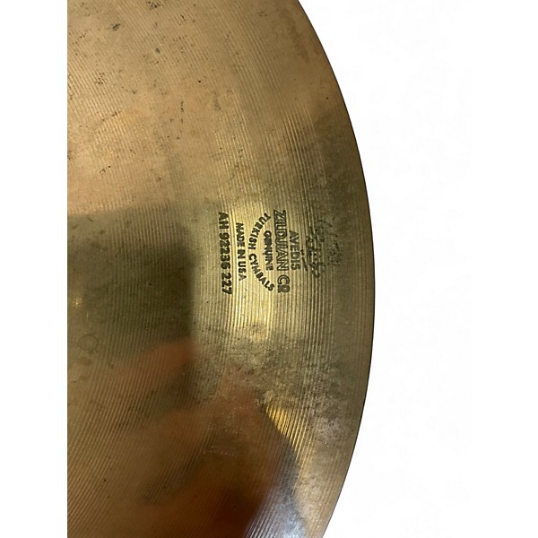 Used Zildjian 14in A Custom Hi Hat Pair Cymbal