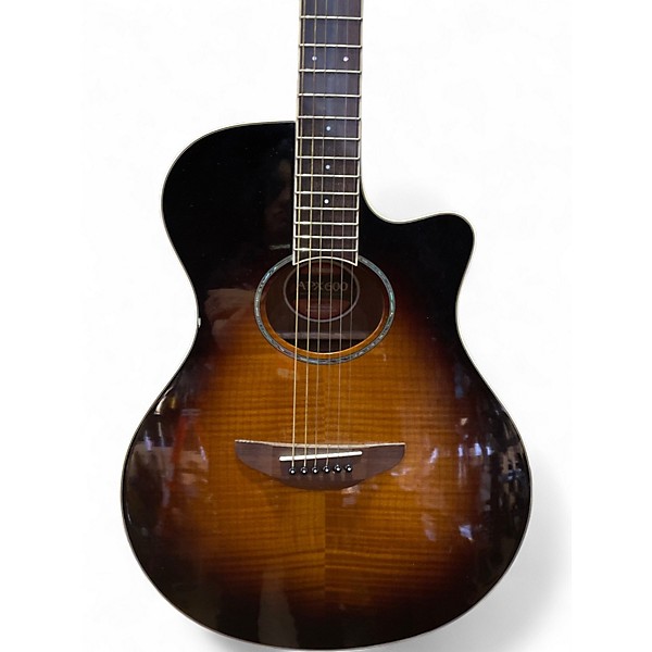 Used Yamaha APX600 Sunburst Acoustic Electric Guitar