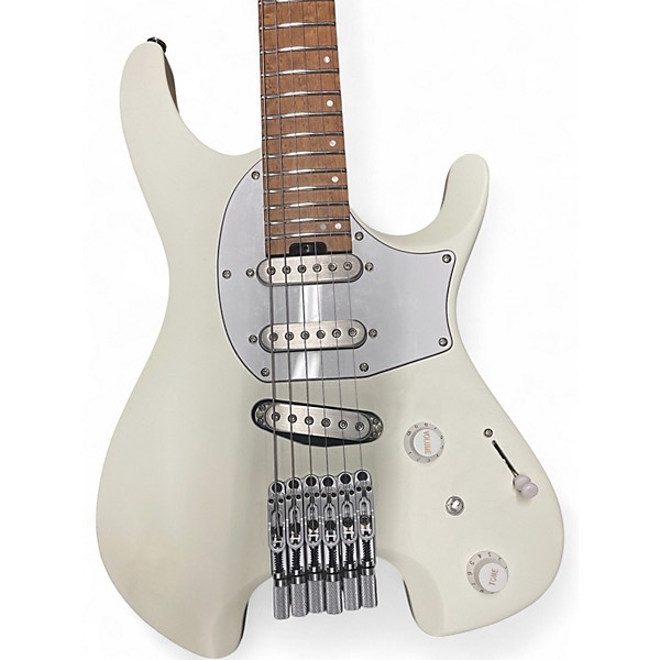 Used Ibanez Ichika Signature ICHI10 Vintage White Matte Solid Body Electric Guitar