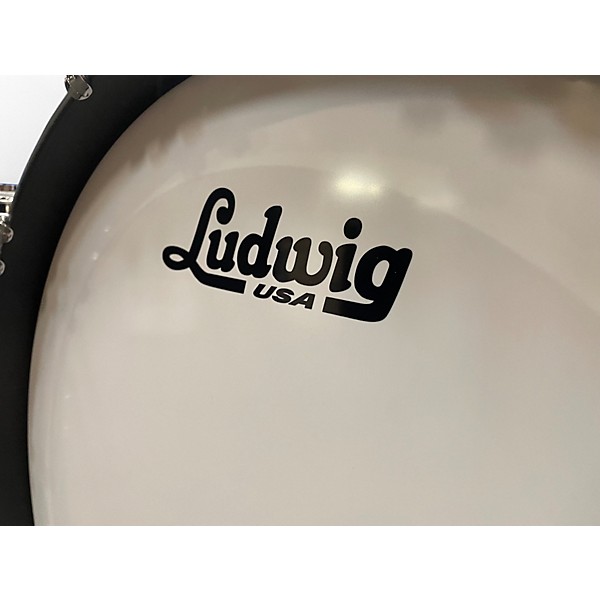 Used Ludwig 3 Piece Classic Maple Pro Blue Sparkle Drum Kit