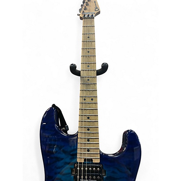 Used Charvel Pro Mod San Dimas HH HT TRANSPARENT BLUE BURST Solid Body Electric Guitar