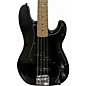 Used Squier Precision Bass Black Electric Bass Guitar