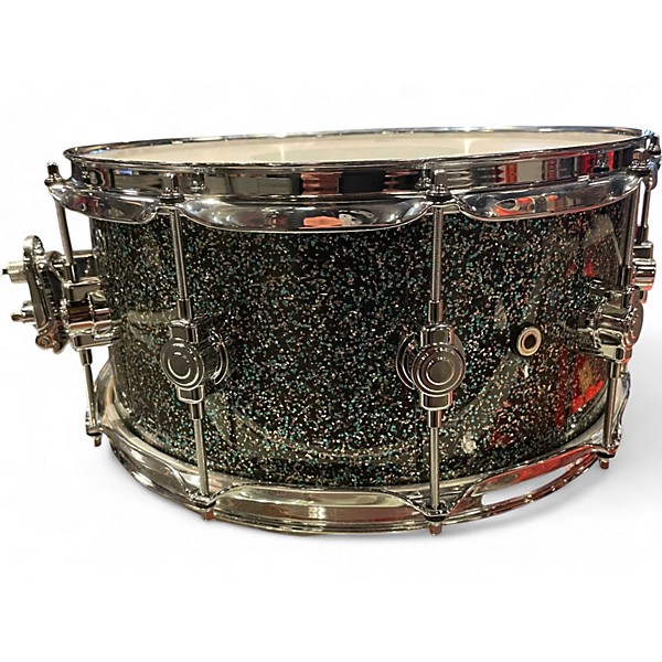 Used DW 6.5X14 Performance Series Snare Ocean Galaxy Drum