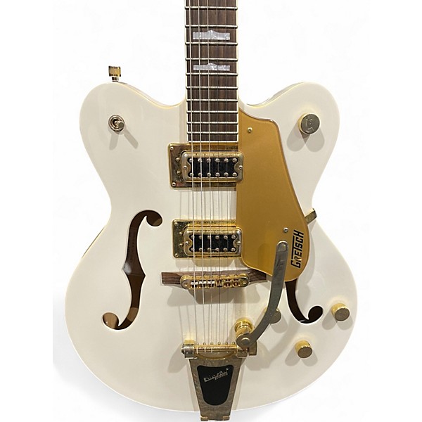 Used Gretsch Guitars G5422T Electromatic Snow Crest White Hollow Body Electric Guitar