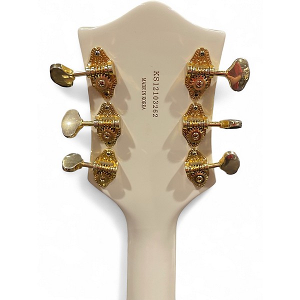 Used Gretsch Guitars G5422T Electromatic Snow Crest White Hollow Body Electric Guitar