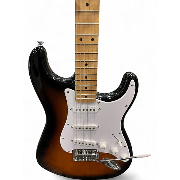 Used 2023 Squier STRATOCASTER 2 Tone Sunburst Solid Body Electric Guitar