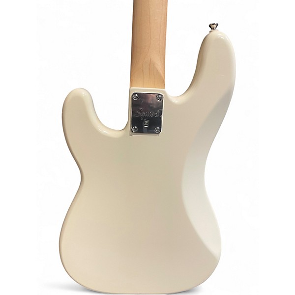 Used Squier Precision Bass Olympic White Electric Bass Guitar