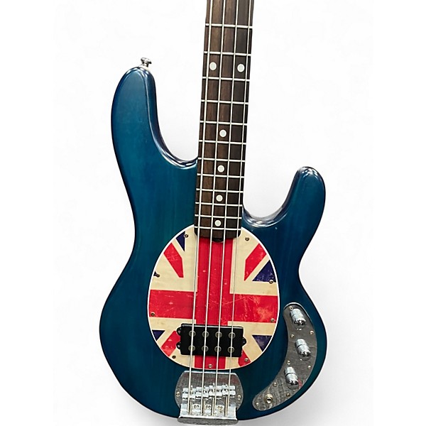 Used Sterling by Music Man Sub 4 BLUE Electric Bass Guitar