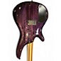 Used Ibanez SH400QM Trans Purple Electric Bass Guitar