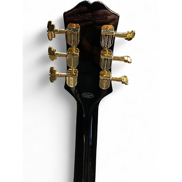 Used Epiphone Joe Bonamassa Signature '59 Les Paul Custom Reissue Black and Gold Solid Body Electric Guitar