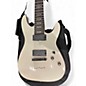 Used Schecter Guitar Research Demon 7 String White Solid Body Electric Guitar