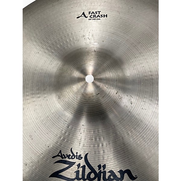 Used Zildjian 18in Avedis Fast Crash Cymbal