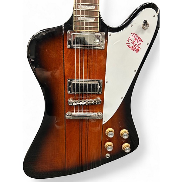 Used Epiphone Firebird 2 Color Sunburst Solid Body Electric Guitar