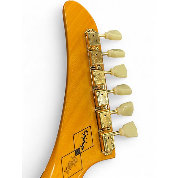 Used Epiphone Korina 1958 Explorer Natural Solid Body Electric Guitar