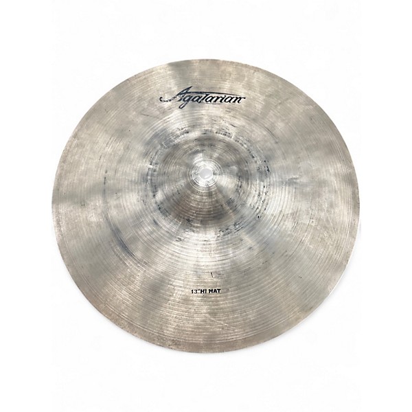 Used Agazarian 13in HI HATS Cymbal