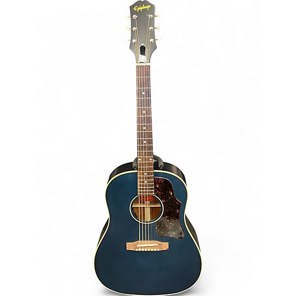 Used Epiphone J-45 Royal Blue Acoustic Guitar