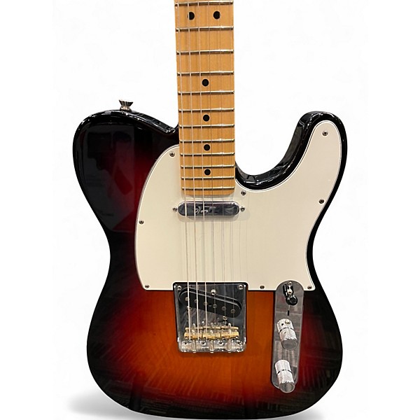 Used Fender American Professional Telecaster 3 Tone Sunburst Solid Body Electric Guitar