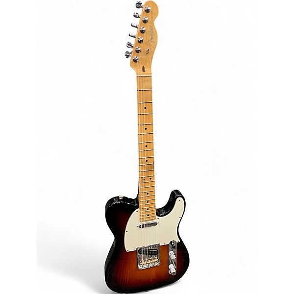 Used Fender American Professional Telecaster 3 Tone Sunburst Solid Body Electric Guitar