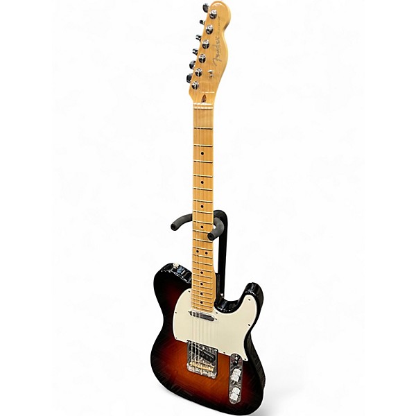 Used Fender American Professional Telecaster 3 Tone Sunburst Solid Body Electric Guitar