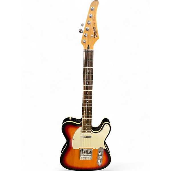 Used Hohner te custom 2 Color Sunburst Solid Body Electric Guitar