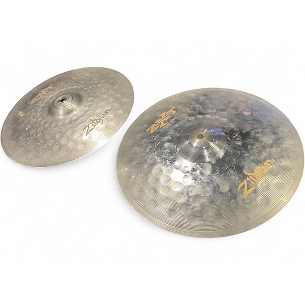 Used Zildjian 14in TITANIUM ROCK HIHAT PAIR Cymbal