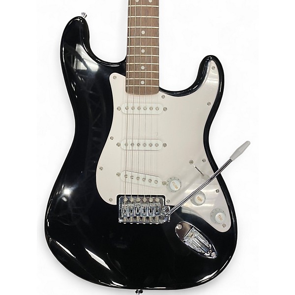 Used Squier sonic stratocaster Black Solid Body Electric Guitar