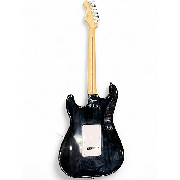Used Squier sonic stratocaster Black Solid Body Electric Guitar