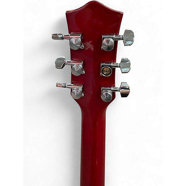 Used Firefly ES335 Red Hollow Body Electric Guitar