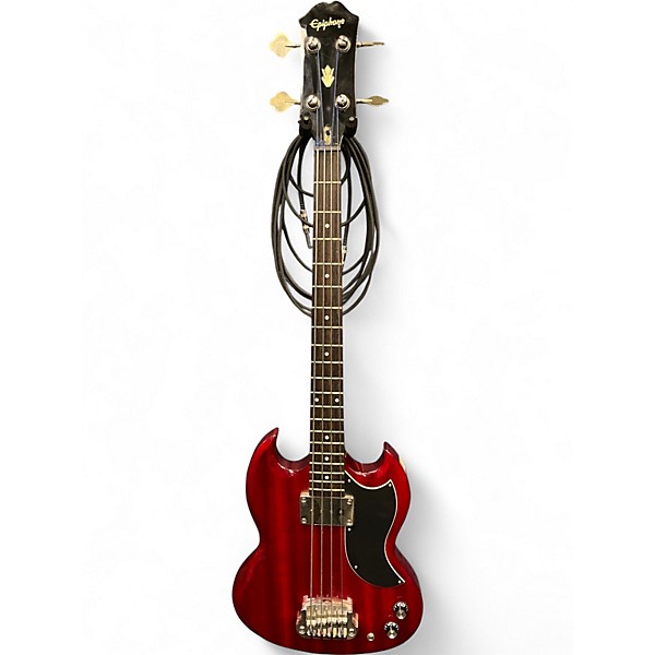 Used Epiphone SG BASS Cherry Electric Bass Guitar