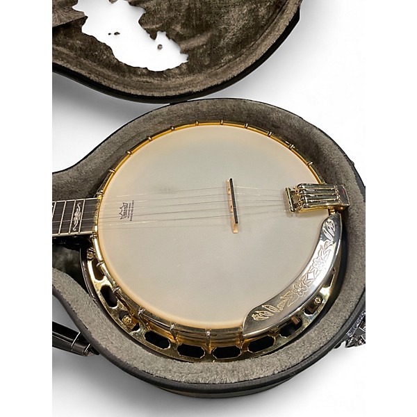 Used Washburn B-17K AMERICANA Flamed Maple Mocha Burst Banjo