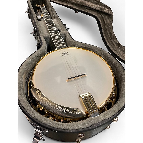 Used Washburn B-17K AMERICANA Flamed Maple Mocha Burst Banjo