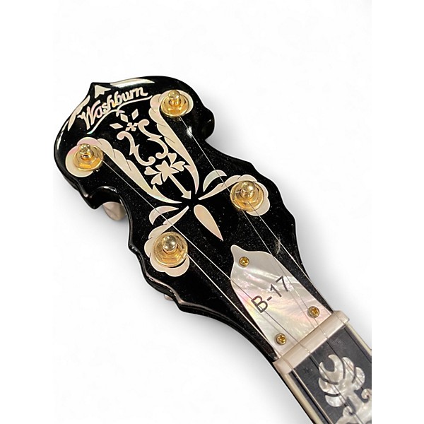 Used Washburn B-17K AMERICANA Flamed Maple Mocha Burst Banjo