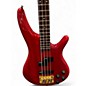 Used Ibanez 1992 SR890 Trans Red Electric Bass Guitar