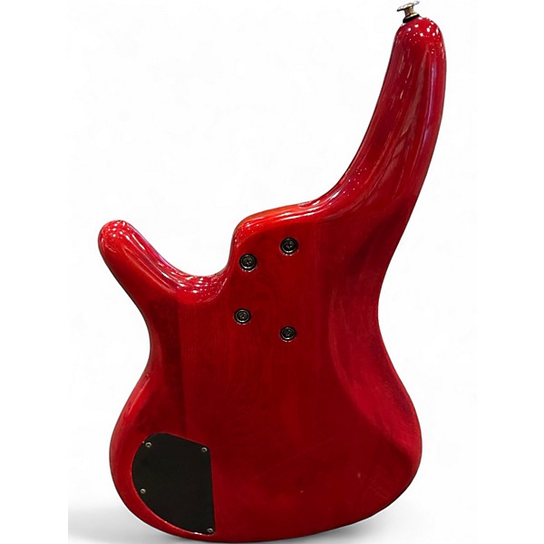 Used Ibanez 1992 SR890 Trans Red Electric Bass Guitar