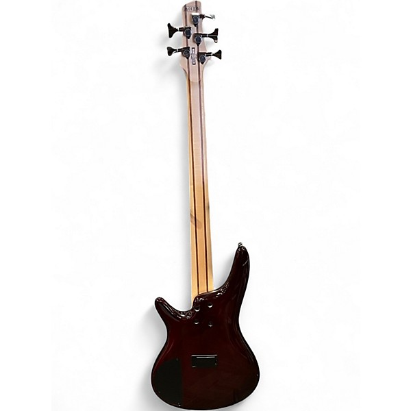 Used Ibanez SR405 5 String 2 Tone Sunburst Electric Bass Guitar