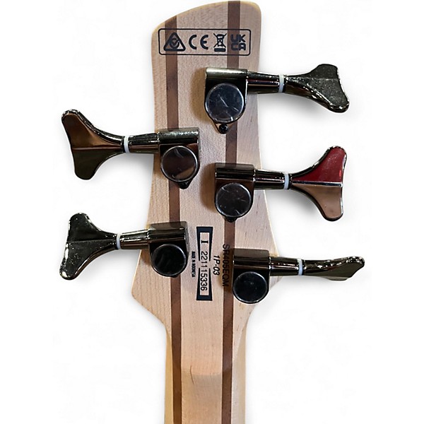 Used Ibanez SR405 5 String 2 Tone Sunburst Electric Bass Guitar