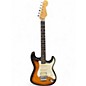 Used 1990s Fender Floyd Rose Stratocaster HSS Flame Sunburst Solid Body Electric Guitar thumbnail