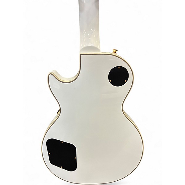 Used Epiphone Les Paul Custom Alpine White Solid Body Electric Guitar